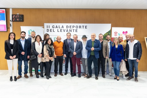 Pulpí premiado por partida doble en la II Gala del Deporte del Levante 