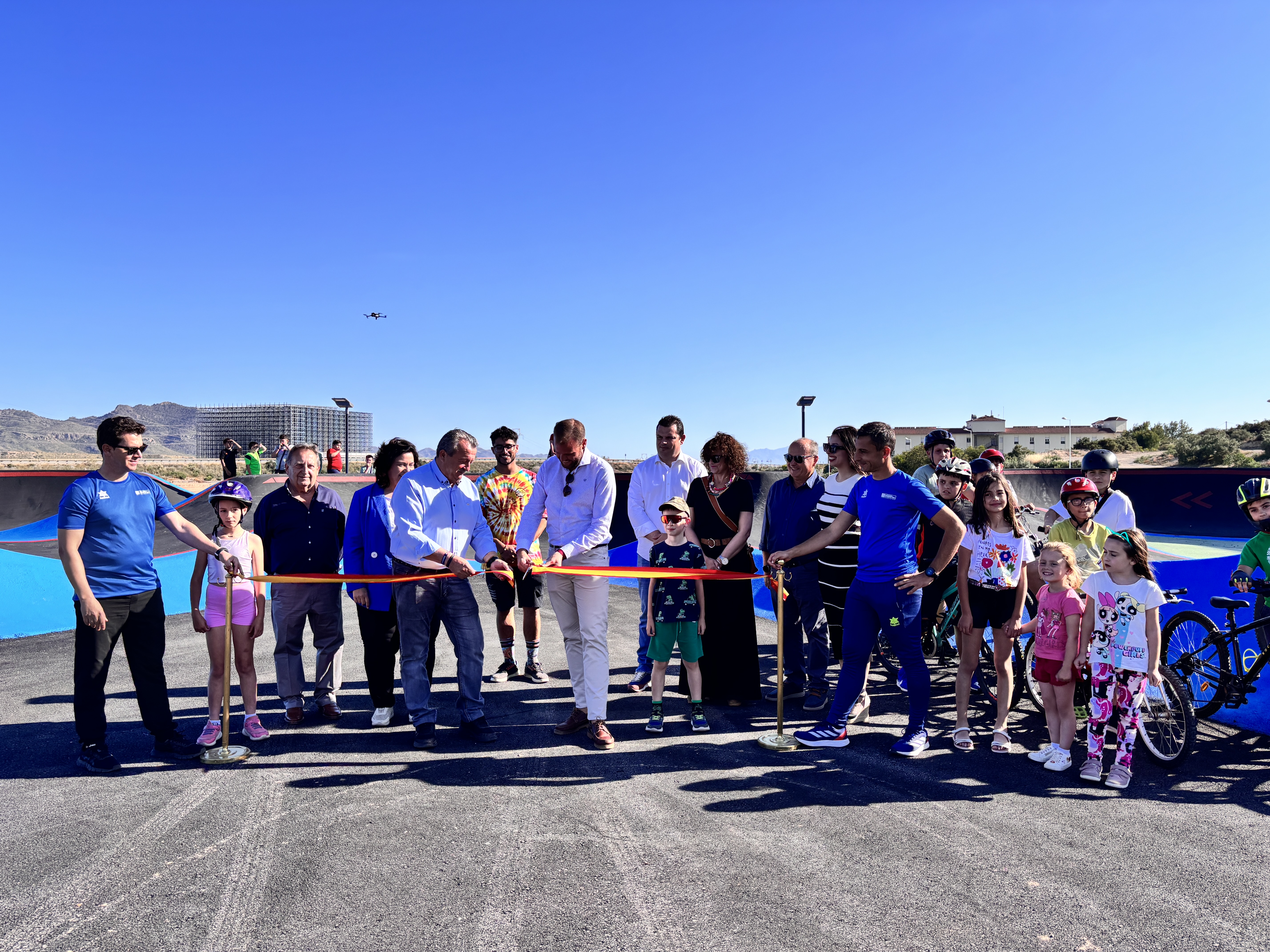 Inaugurada la nueva pista de pump track en La Fuente de Pulpí 