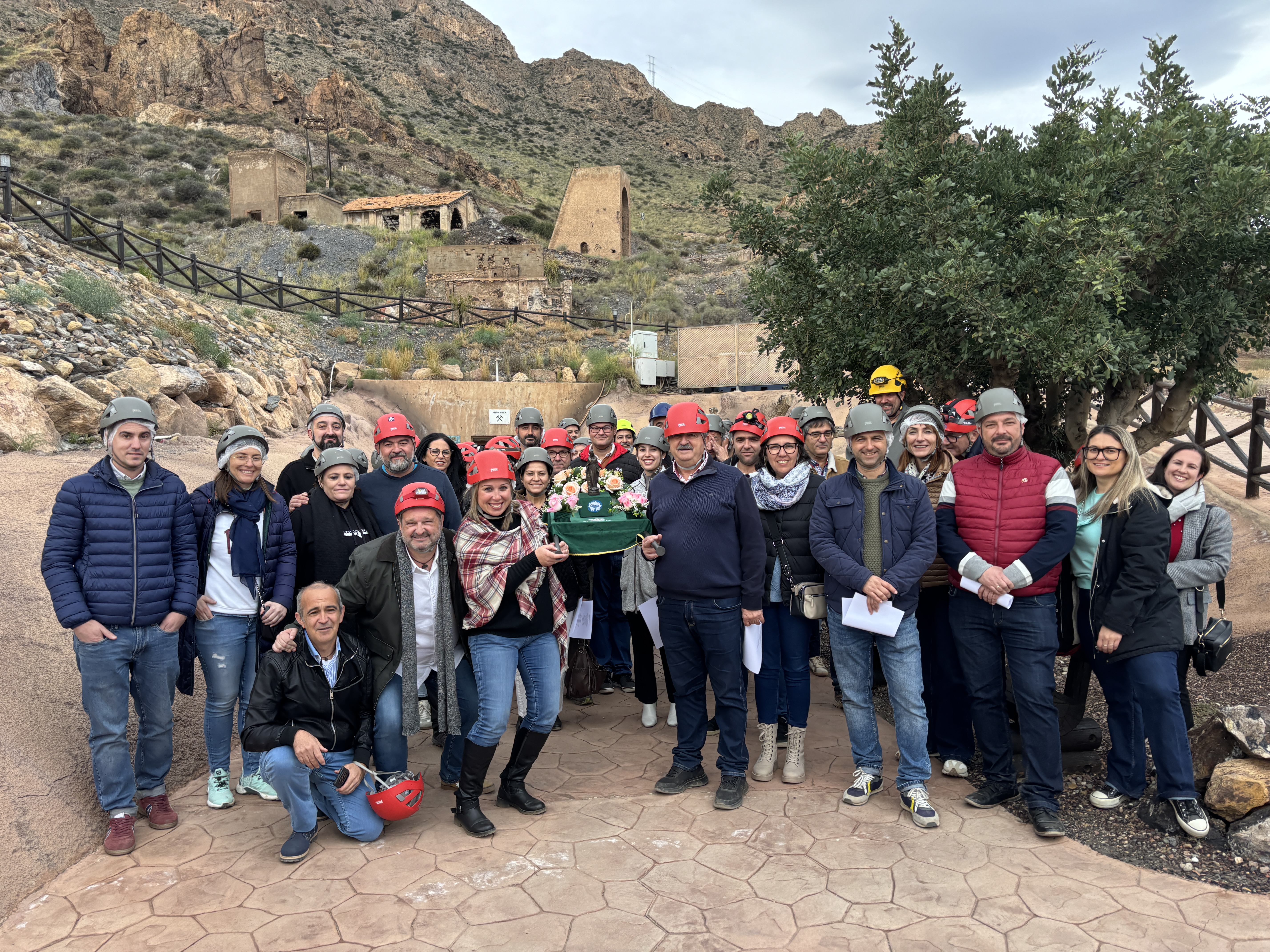 Celebramos Santa Bárbara en la Geoda de Pulpí