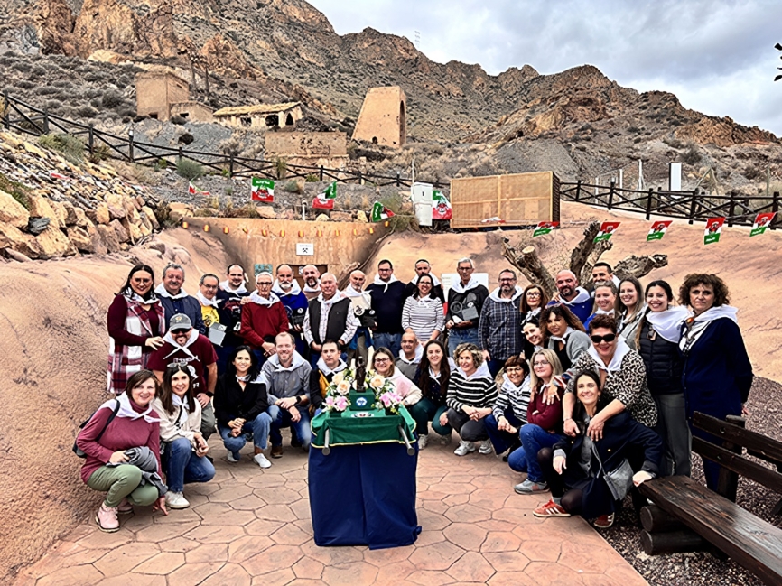 celebra Santa Bárbara y el reencuentro de los espeleólogos
