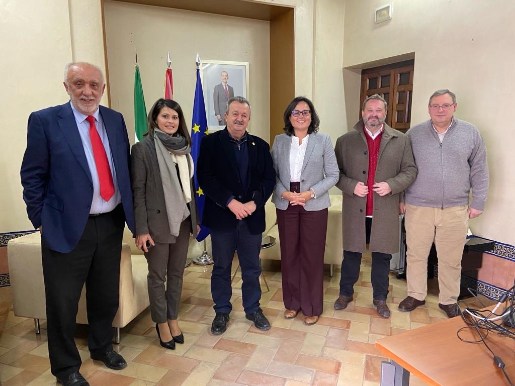 Representantes de Pulpí en la reunión para que la Geoda sea declarada Patrimonio Mundial
