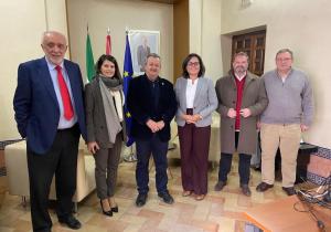 Representantes de Pulpí en la reunión para que la Geoda sea declarada Patrimonio Mundial