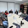 Momento de la firma del convenio entre Bodega Palomillo y Ayuntamiento
